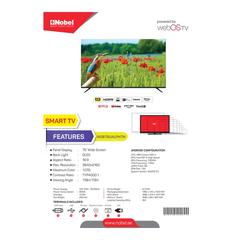 Nobel 75" UHD 4K Smart TV, NOB75UAU1HTN