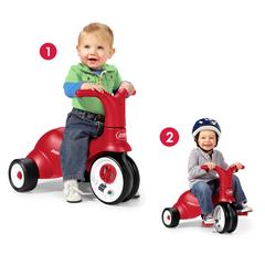 Radio Flyer Scoot 2 Pedal Kids Tricycle