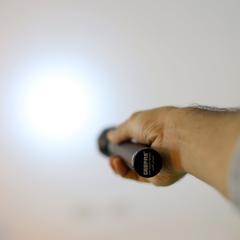 Geepas Rechargeable LED Flashlight Set, GFL4601 (4 Pc.)