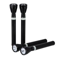 Geepas Rechargeable LED Flashlight Set, GFL4601 (4 Pc.)