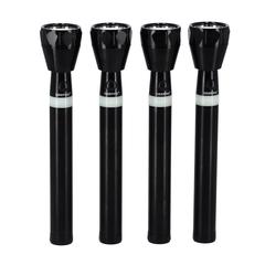 Geepas Rechargeable LED Flashlight Set, GFL4601 (4 Pc.)