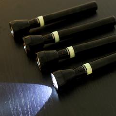 Geepas Rechargeable LED Flashlight Set, GFL4601 (4 Pc.)