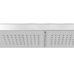 vidaXL Stainless Steel Double Jets Outdoor Shower (210 cm)