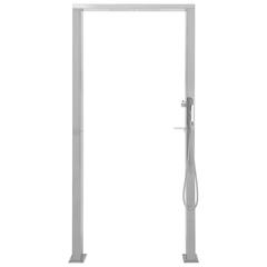 vidaXL Stainless Steel Double Jets Outdoor Shower (210 cm)