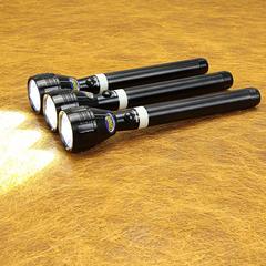Geepas Rechargeable LED Flashlight Set, GFL4622 (3 Pc.)