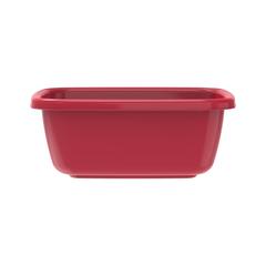 Cosmoplast Square Plastic Basin Tub (6 L, Red)