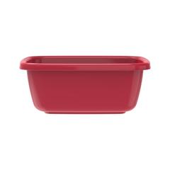 Cosmoplast Square Plastic Basin Tub (6 L, Red)