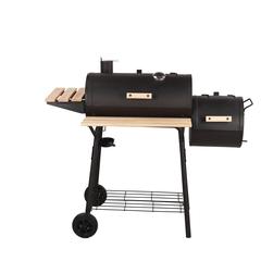 Royalford Charcoal Barbecue Grill Stand W/Wind Shield & Wheels, RF10370