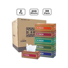 Al Madina Facial Tissue (2 Ply x 200 Sheets, Pack of 30)