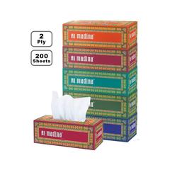 Al Madina Facial Tissue (2 Ply x 200 Sheets, Pack of 30)