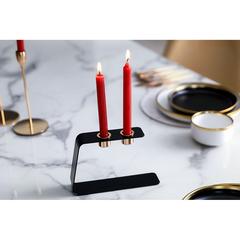 Pan Emirates Amy Metal Taper Candle Holder (21 x 5 x 14 cm)