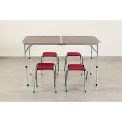 Sinbury 4-Seater Metal & Fabric Foldable Garden Set Pan Emirates