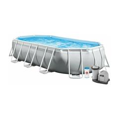 Intex Prism Frame Oval Pool (503 x 274 x 122 cm)