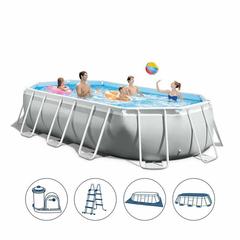 Intex Prism Frame Oval Pool (503 x 274 x 122 cm)