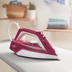 Beko Ceramic Coated Soleplate Automatic Steam Iron, SIM 3126 R (2600 W)