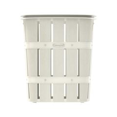 Cosmoplast Cedargrain Plastic Laundry Bin (33 L, Off White)