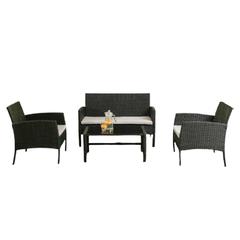 Adinton 4-Seater Rattan Garden Sofa Set PAN Emirates