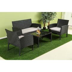 Adinton 4-Seater Rattan Garden Sofa Set PAN Emirates