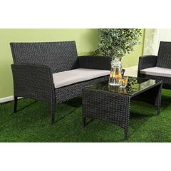 Adinton 4-Seater Rattan Garden Sofa Set PAN Emirates