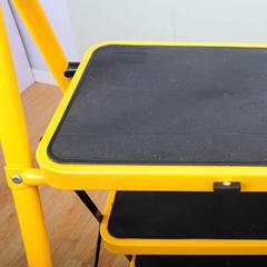 Tamtek 6-Tier Foldable Ladder (188 x 146 x 117 cm, Yellow)