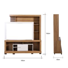 Danube Home Ipanema Wooden Entertainment Unit (180 x 40 x 192 cm)
