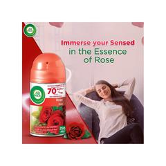 مجموعة معطر جو بخاخ أوتوماتيكي مع عبوة إعادة تعبئة فريشماتيك إير ويك (ورد ميدنايت ، 250 مل ، عبوة من قطعتين)