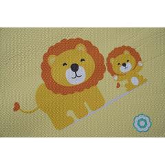 سجادة لعب للأطفال من أسفنج الفوم و بلاستيك PVC بتصميم حديقة حيوانات حول الإمارات (120 سم)