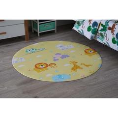 سجادة لعب للأطفال من أسفنج الفوم و بلاستيك PVC بتصميم حديقة حيوانات حول الإمارات (120 سم)