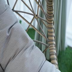Cruella Single Seater Metal & Rattan Garden Hanging Cage Swing Pan Emirates