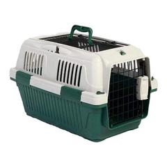 Nutra Pet Dog & Cat Carrier W/Open Grill Top (63 x 41 x 40 cm, Dark Green)