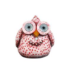 Danube Home Fiberglass Red Angry Bird Solar Light (24.5 x 24 x 26 cm)