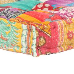 vidaXL Fabric Patchwork Pallet Sofa Cushion (120 x 80 x 39 cm, Multicolor)