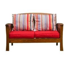 Majesco 2-Seater Wooden Sofa Danube Home