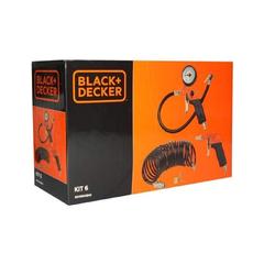 Black + Decker Air Compressor W/24 L Tank & Air Tools Kit (116 PSI, 230 V)
