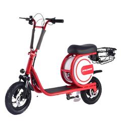 Myts Powerful Ride Electric Bike Scooter (36 V, Red)