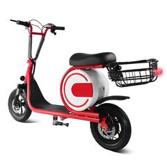 Myts Powerful Ride Electric Bike Scooter (36 V, Red)