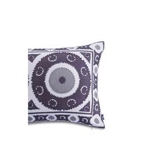 Pan Emirates Benton Embroidered Cushion Cover (40 x 65 cm, Charcoal)