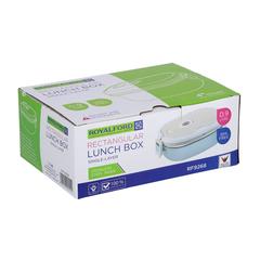 حافظة طعام من الستانلس ستيل والبلاستيك رويال فورد (900 مل)