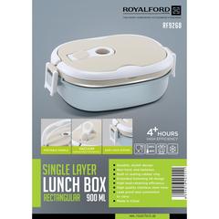 حافظة طعام من الستانلس ستيل والبلاستيك رويال فورد (900 مل)