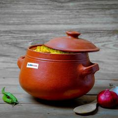 Olsenmark Traditional Cookware Clay Soup Pot W/Lid, OMCP6032 (23 cm, 3 L)