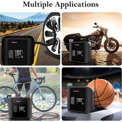 VTools Portable Smart Air Compressor W/Dual Mode Power Supply, VT1300 (12 V)