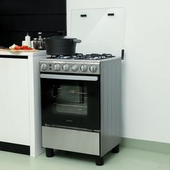 Geepas Freestanding 4-Burner Gas Cooking Range, GCR6057 (60 x 60 cm)