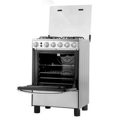 Geepas Freestanding 4-Burner Gas Cooking Range, GCR6057 (60 x 60 cm)