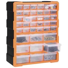 vidaXL Multi-drawer Organizer W/39 Drawers (38 x 16 x 47 cm)