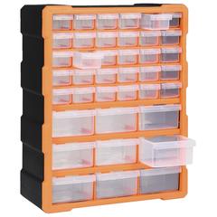 vidaXL Multi-drawer Organizer W/39 Drawers (38 x 16 x 47 cm)
