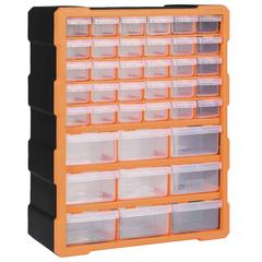 vidaXL Multi-drawer Organizer W/39 Drawers (38 x 16 x 47 cm)