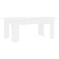 vidaXL Engineered Wood Coffee Table (100 x 60 x 42 cm, White)