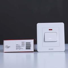 Milano 20A Dp Switch W/Neon Wh Ps (3 x 3 cm)