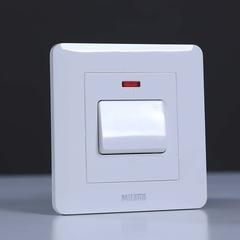 Milano 20A Dp Switch W/Neon Wh Ps (3 x 3 cm)