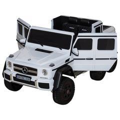 Myts 2-Seater Ride-On 6 Wheeler Mercedes Benz (12 V, White)